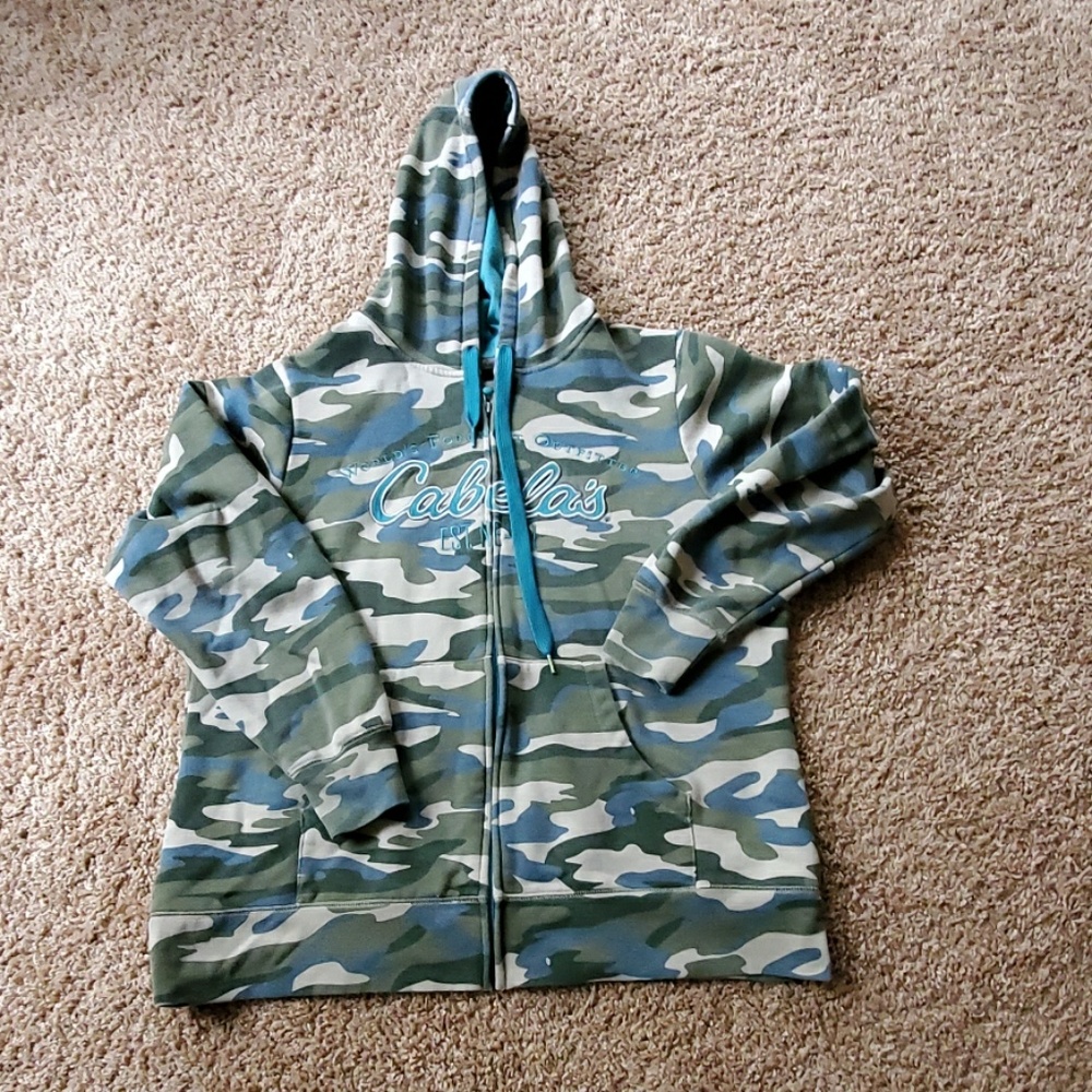 Full zip cabelas hoodie